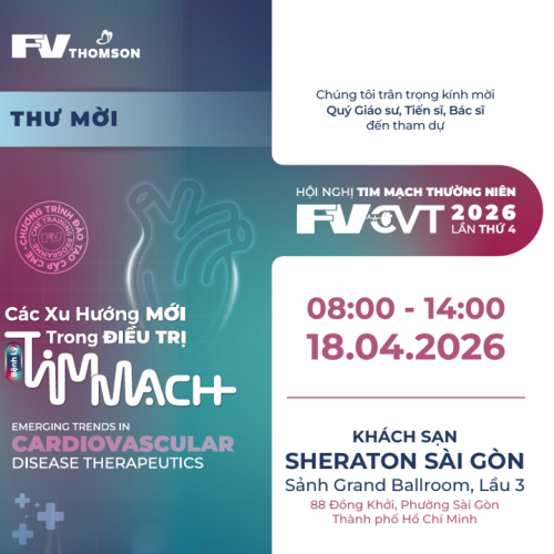 HNKH thường niên FV CVT 2026: Các xu hướng mới trong điều trị tim mạch