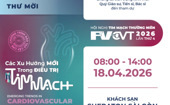 HNKH thường niên FV CVT 2026: Các xu hướng mới trong điều trị tim mạch
