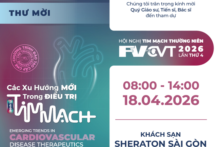 HNKH thường niên FV CVT 2026: Các xu hướng mới trong điều trị tim mạch